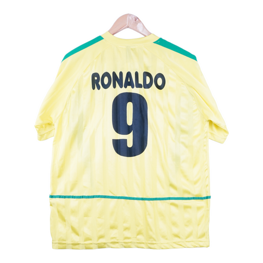00s Nike Ronaldo Brasil Jersey Yellow L