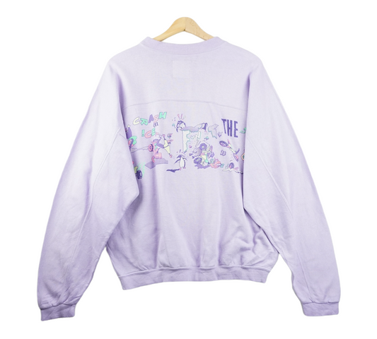 90s Waves Conquest Sweatshirt Purple L
