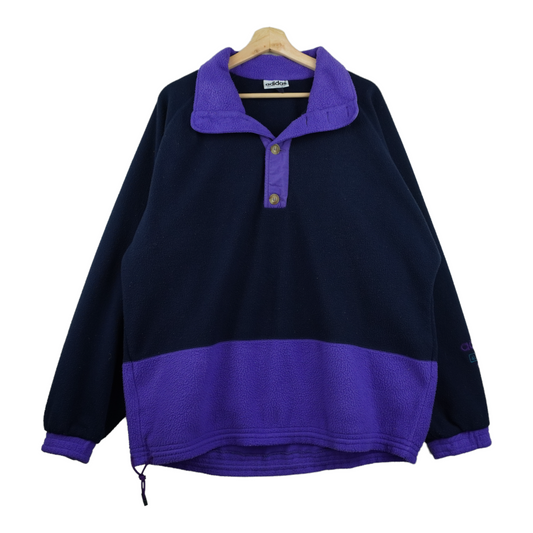90s Adidas Adventure Fleece Purple Navy L