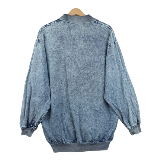 90s Scuzzy Longsleeve Shirt Grey M