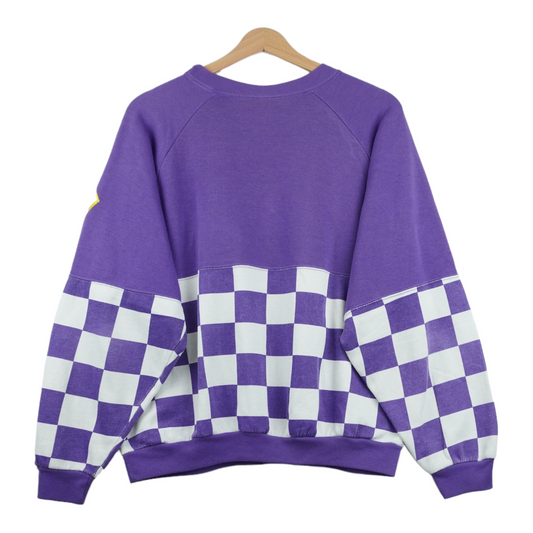 90s AC Fiorentina Football Serie A Sweatshirt Purple S/M