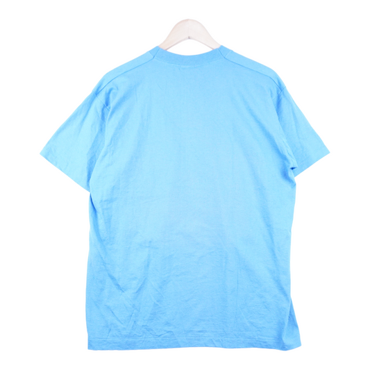 90s Fruit of the Loom Dolphin Tourist T-Shirt Blue L