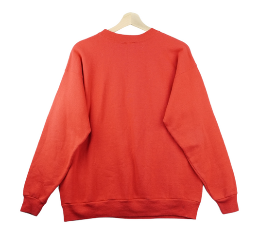 90s Mickey Mouse Sweatshirt Red M