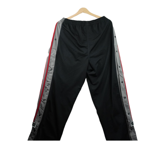 90s Adidas Trackpant Black Red L
