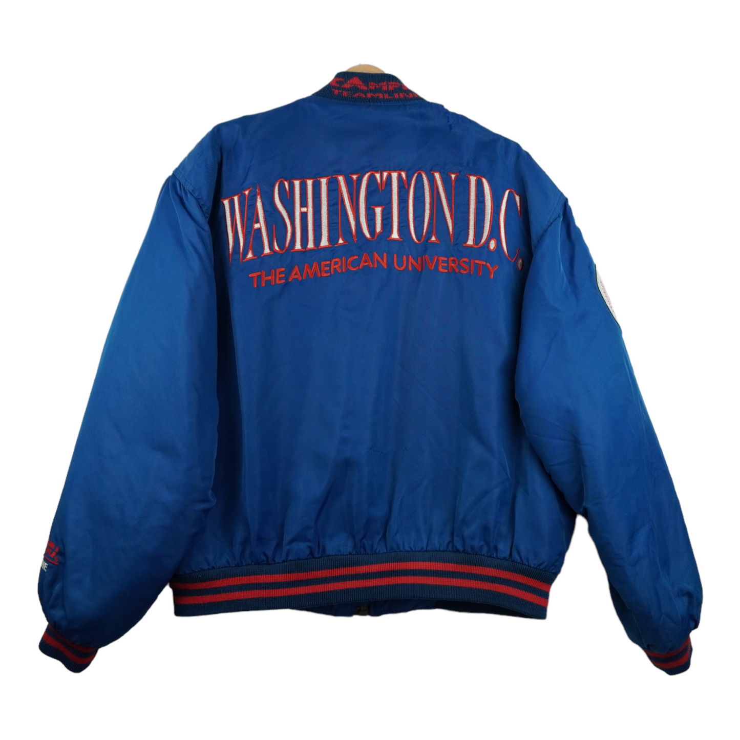 90s Campri Teamline American University Washington NCAA Jacket Blue XL