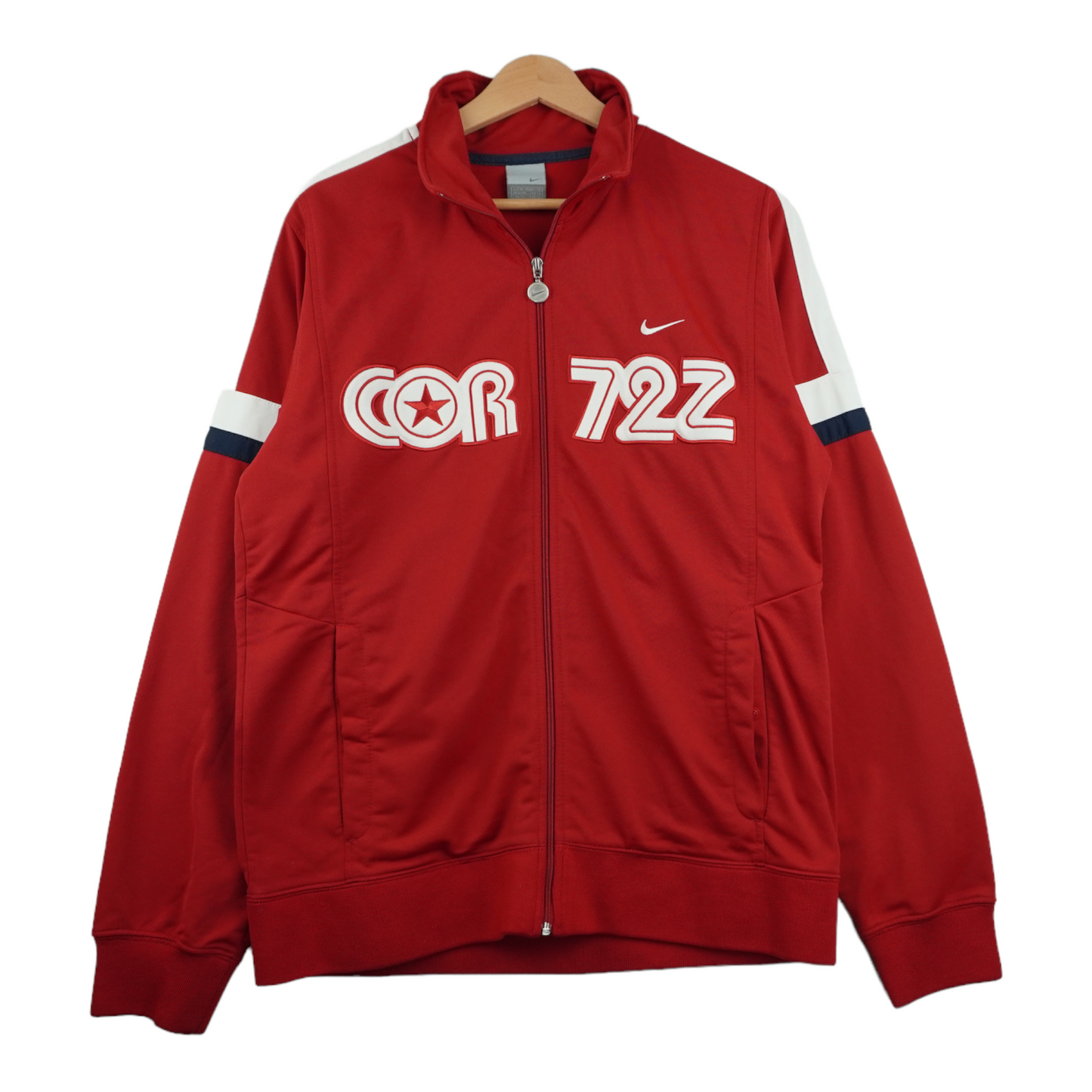 00s Nike Cortez Trackjacket Red M