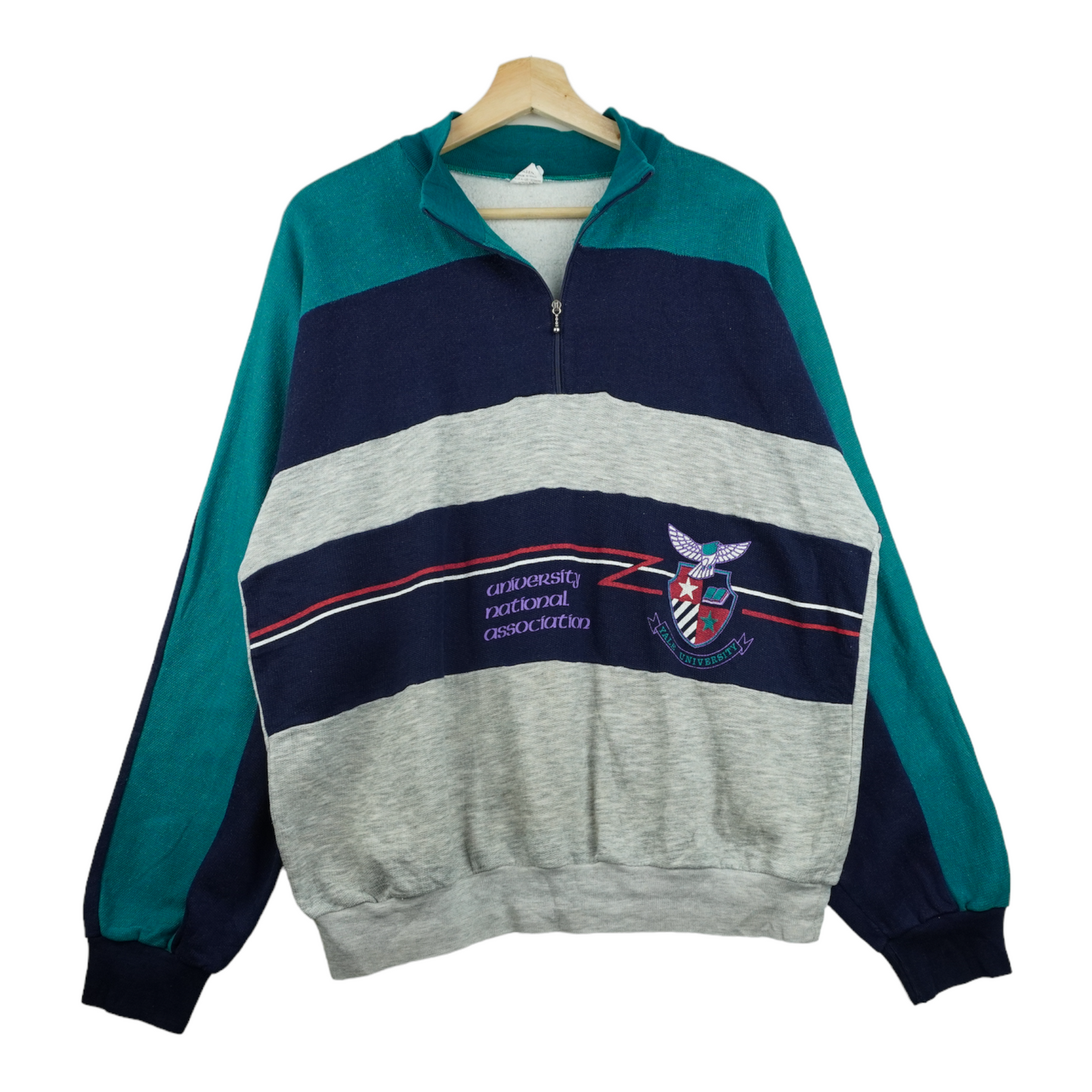 80s Iberia University of Yale Sweatshirt Grey M
