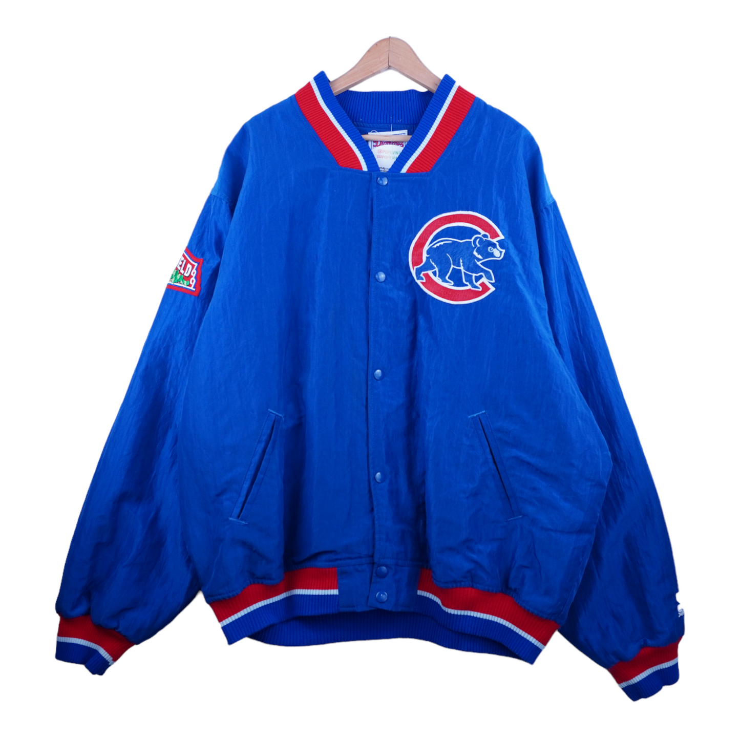 90s Starter Chicago Cubs MLB Jacket Blue L