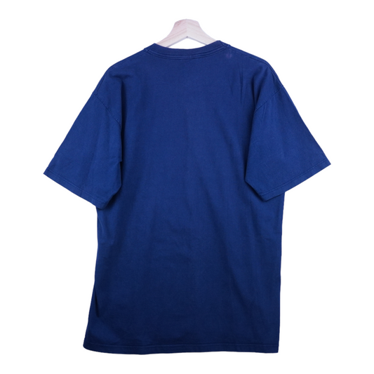 90s Nutmeg Mills New York Yankees MLB T-Shirt Navy M