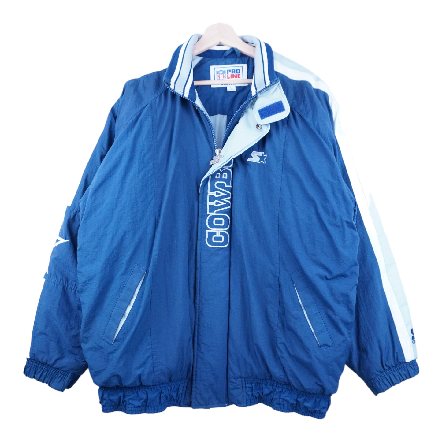 90s Starter Dallas Cowboys NFL Jacket Navy L