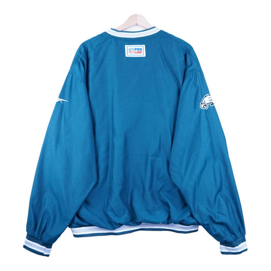 90s Reebok Philadelpia Eagles NFL Pullover Green L