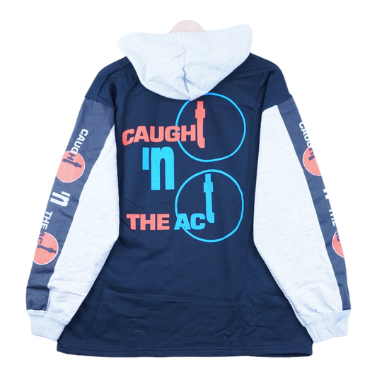 90s Caught in the Act Hoodie Black L