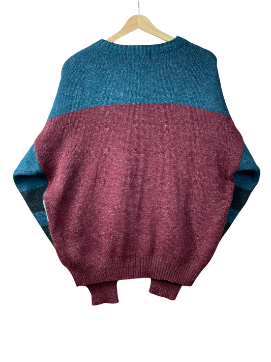 80s Private Image Knit Green M