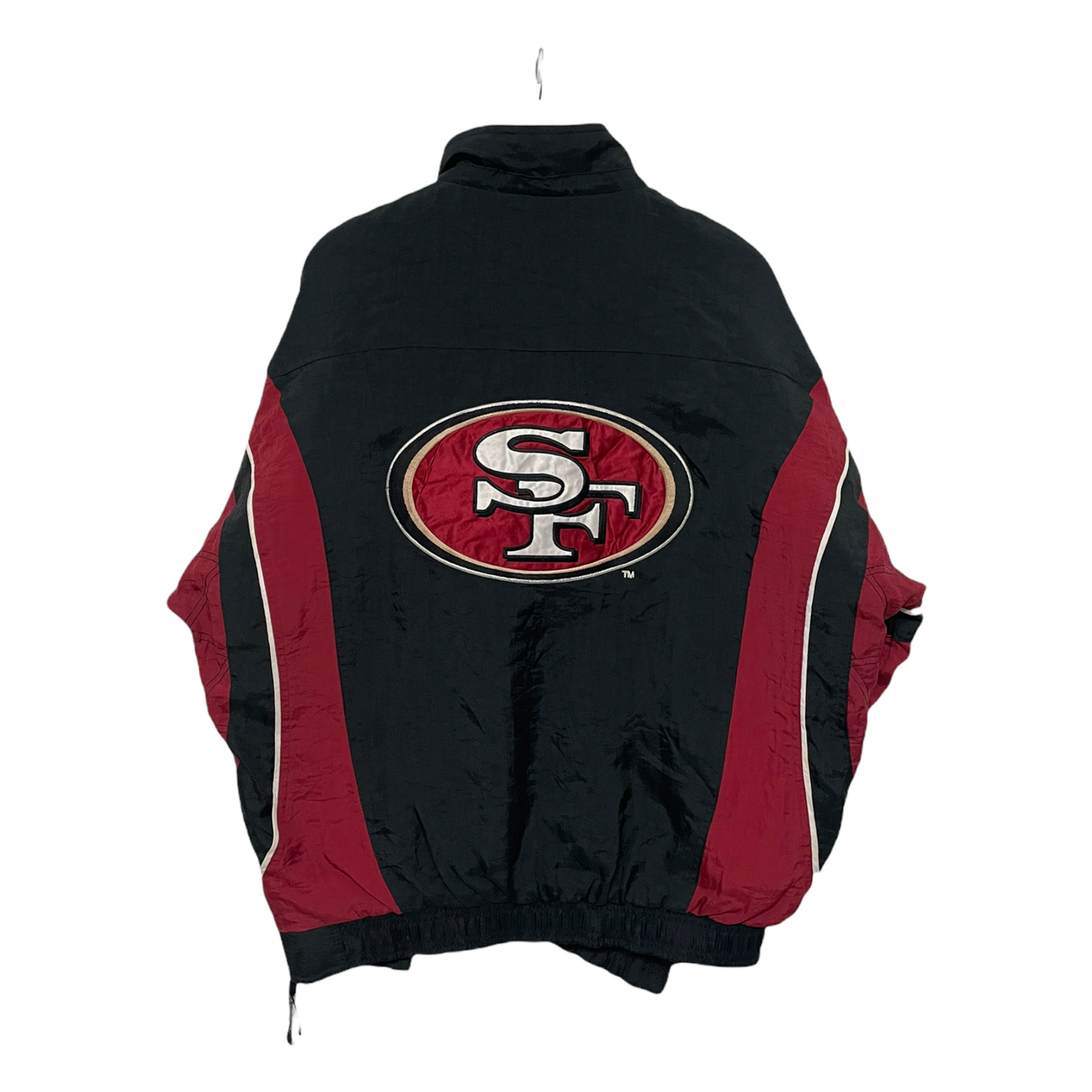 90s Starter San Francisco NFL Jacket Black Red M