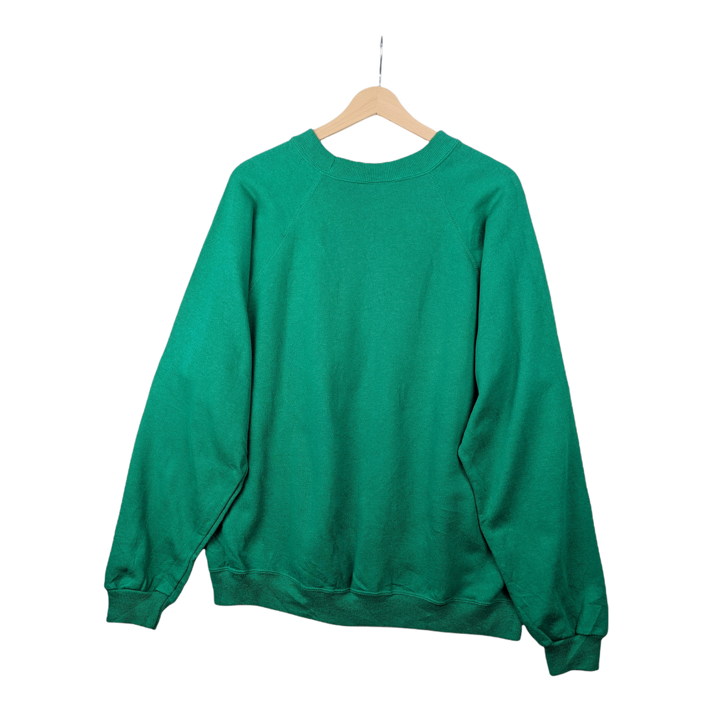 90s Hanes Sweatshirt Green XL/L
