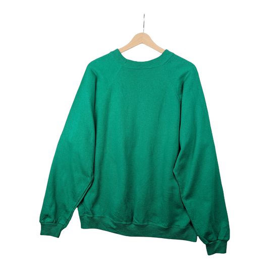 90s Hanes Sweatshirt Green XL/L