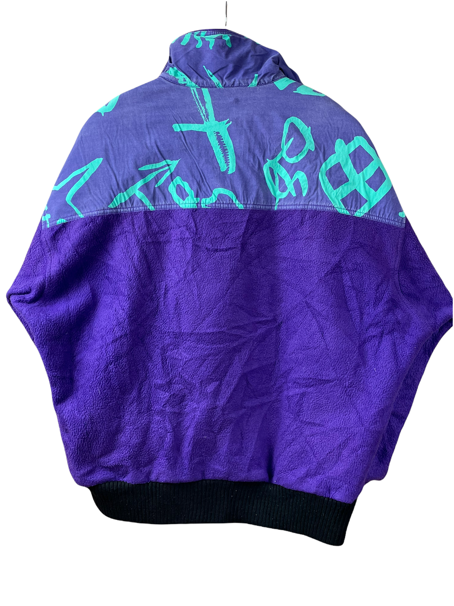 90s Quiksilver Crazy Fleece Purple M