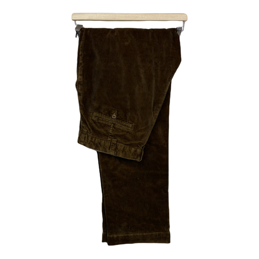 90s Polo Ralph Lauren Corduroy Pant Brown 34 x 34