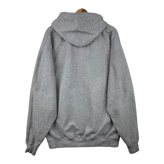 00s Majestic Oakland Raiders NFL Hoodie Grey XL