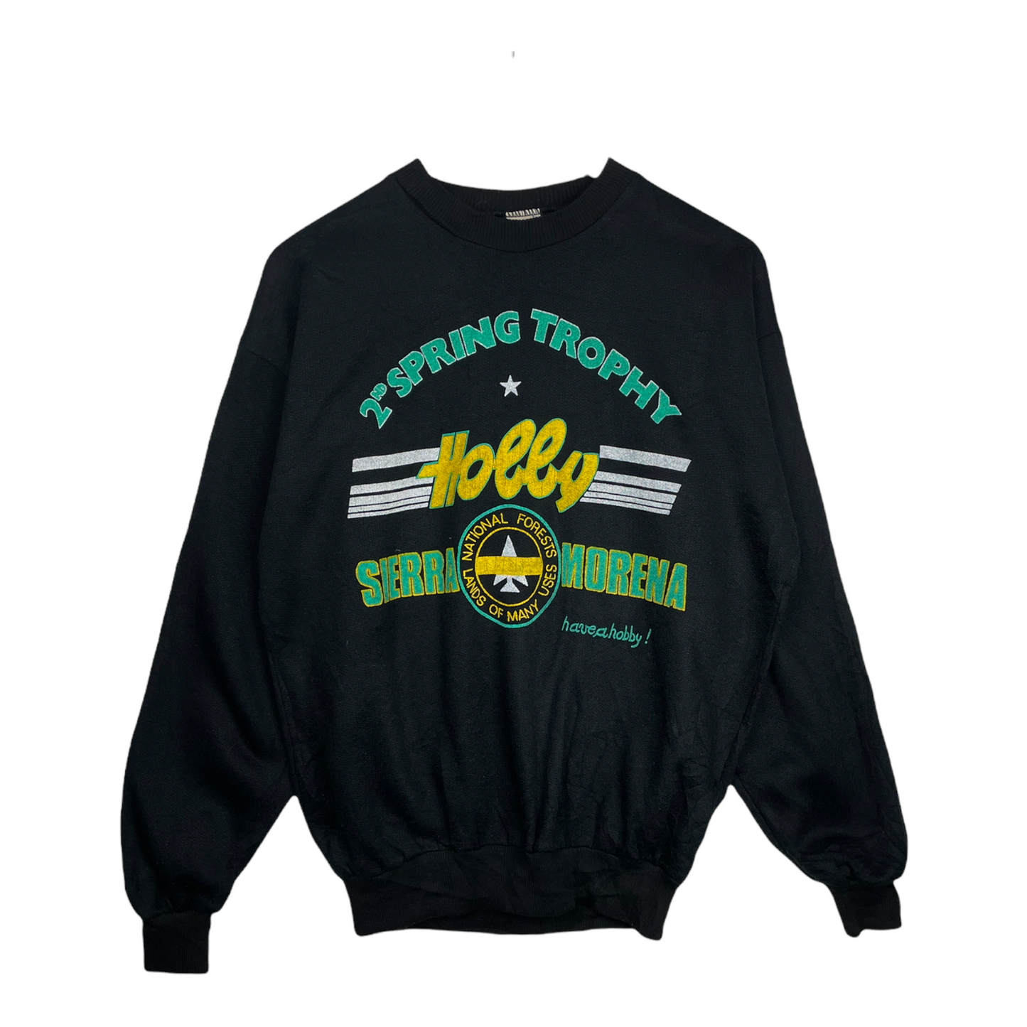 80s Unbranded Sweatshirt Black S/M