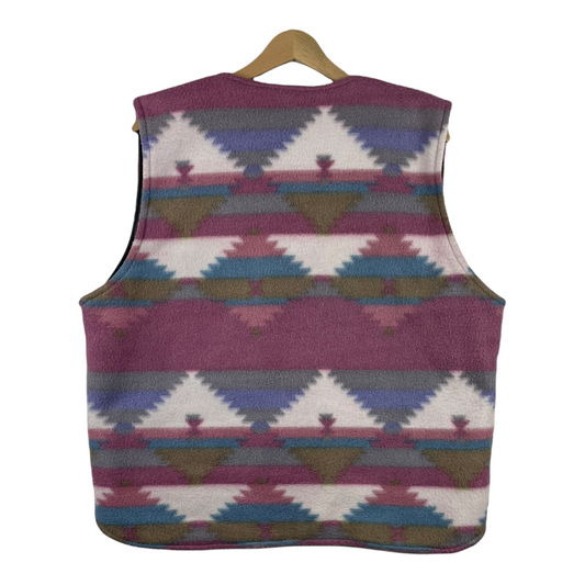 90s Best Montana Fleece Vest Pink M/L