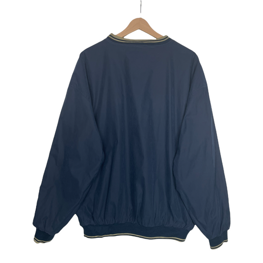 90s Reese's Racing Reversible Pullover Beige Black XL