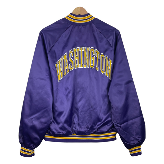 80s Chalk Line Washington Huskies NCAA College Jacket Purple M