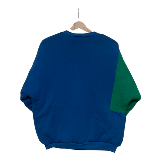 80s Triple Force Heavy Ski Sweatshirt Blue Green S