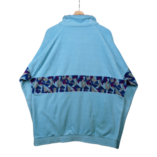 90s Lotto Crazy Fleece Babyblue XXL