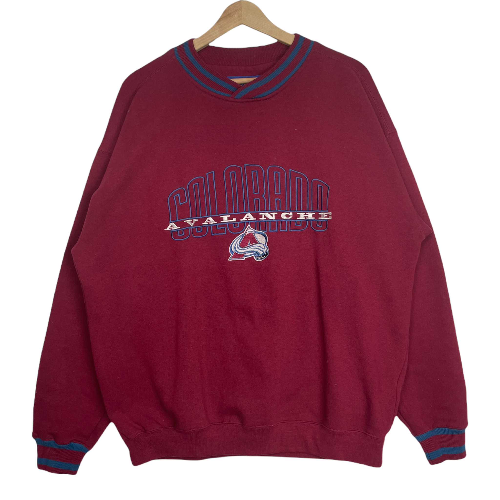 Vintage Colorado Avalanche T-shirt Adult XL 90s NHL Hockey Red M3