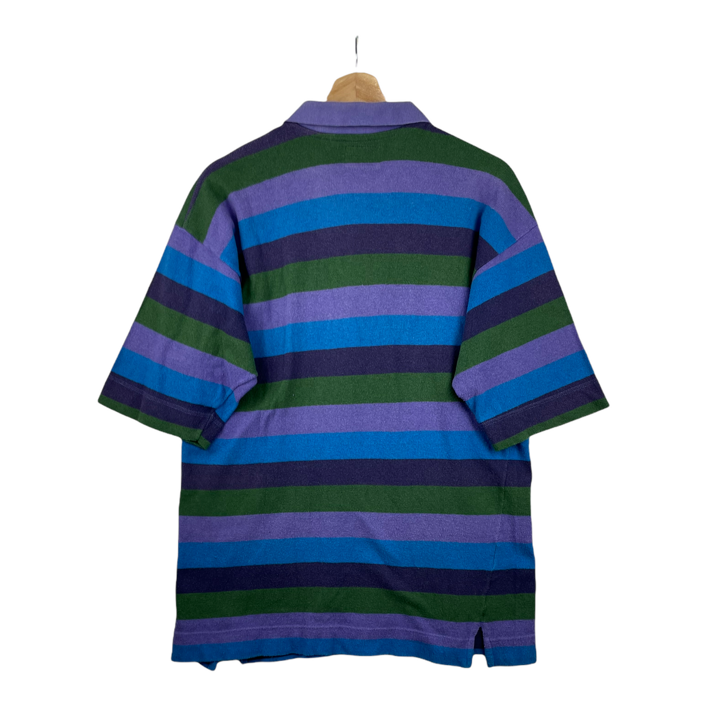 90s American System Polo Blue Purple M