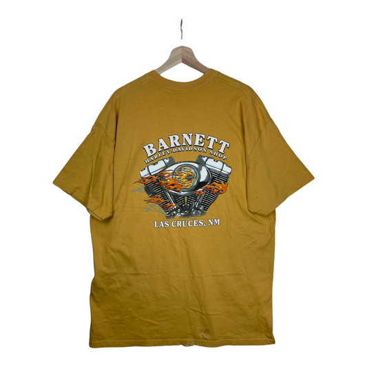 90s Harley Davidson T-Shirt Yellow XL