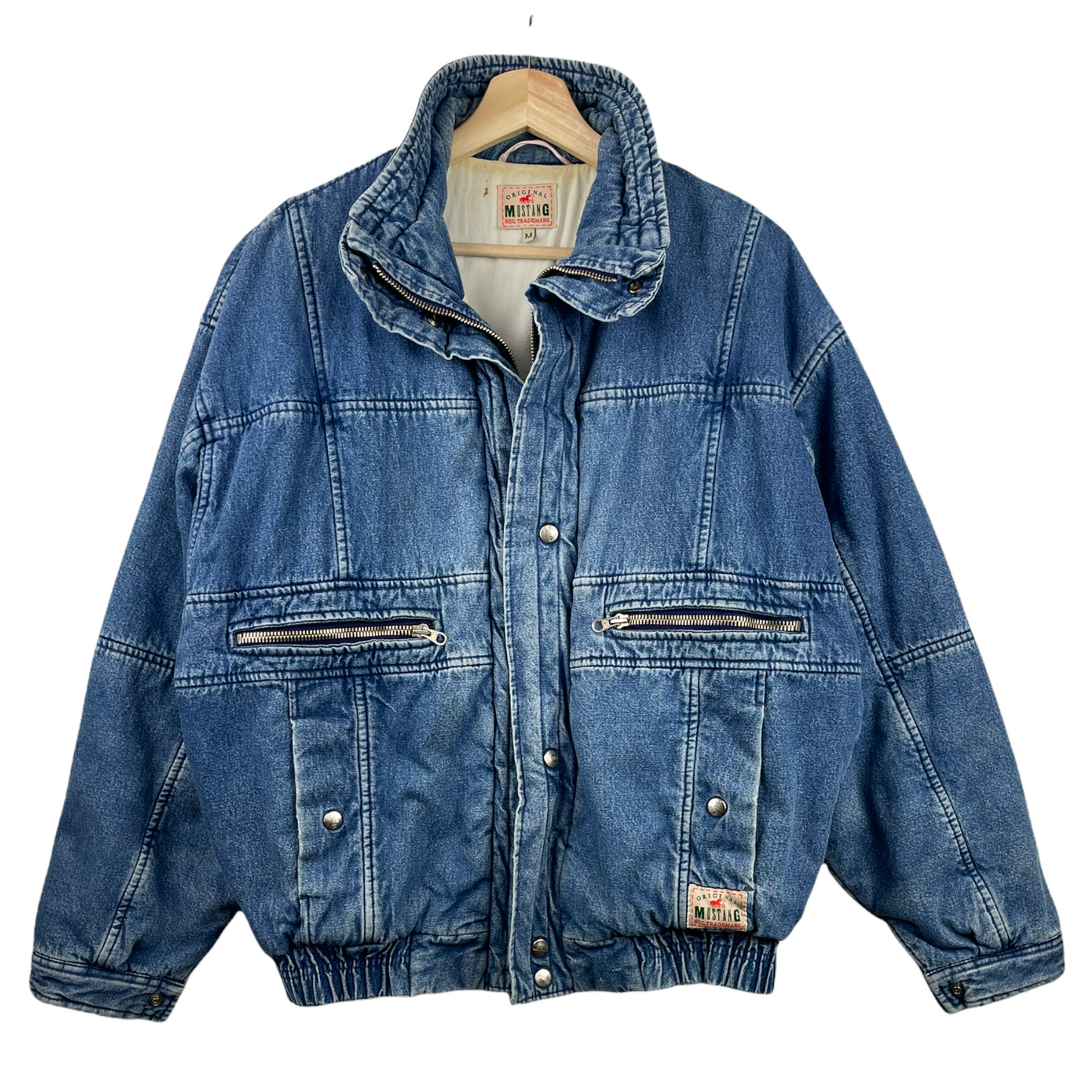 90s Mustang Jeans Jacket Blue M