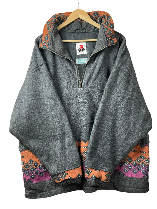 00s Maul Munich Outdoor Wear Crazy Fleece Grey XL