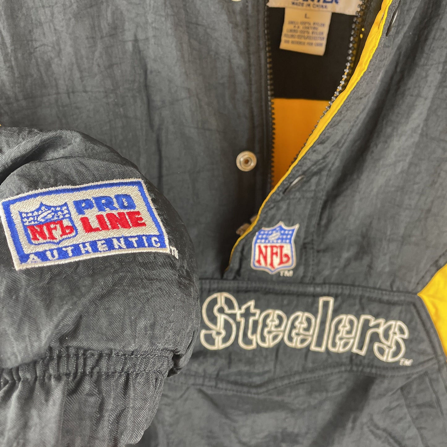 NFL Vintage Starter Jacke 90s Pittsburgh Steelers