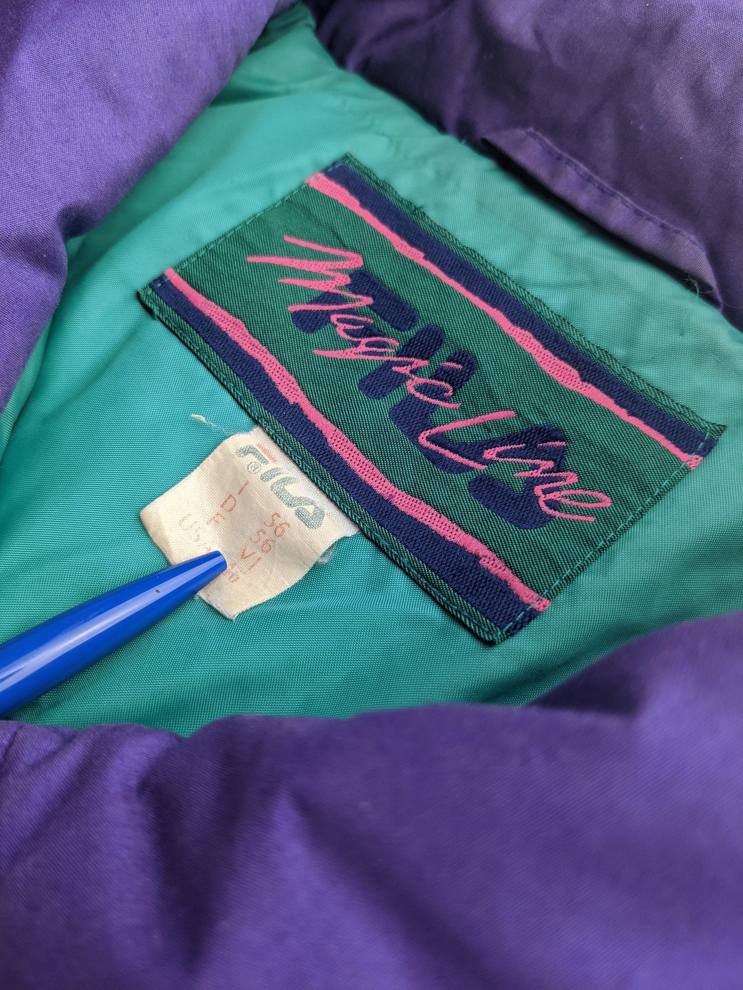 Fila Magic Line 90s Quilted Jacket
