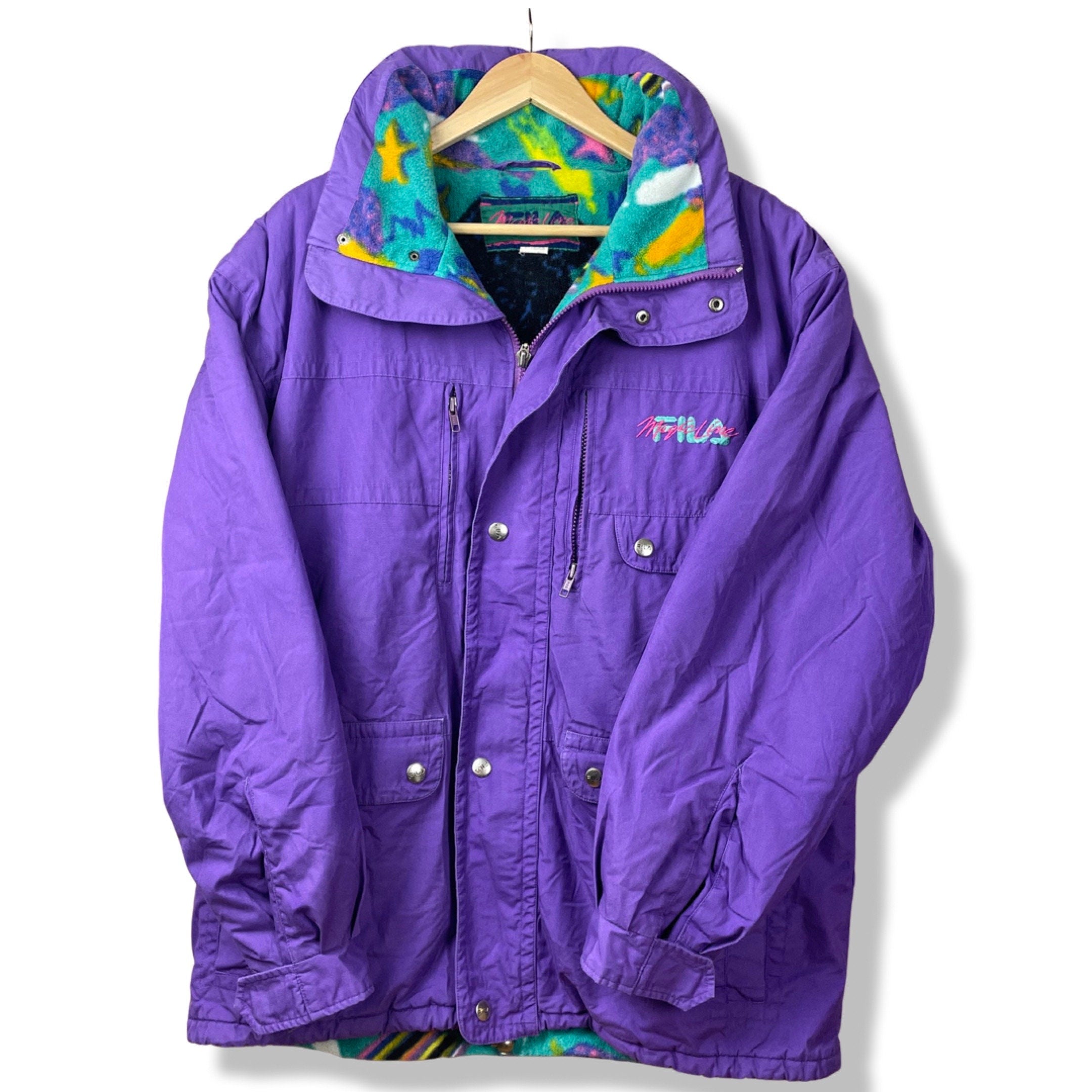 Fila sales jacket purple