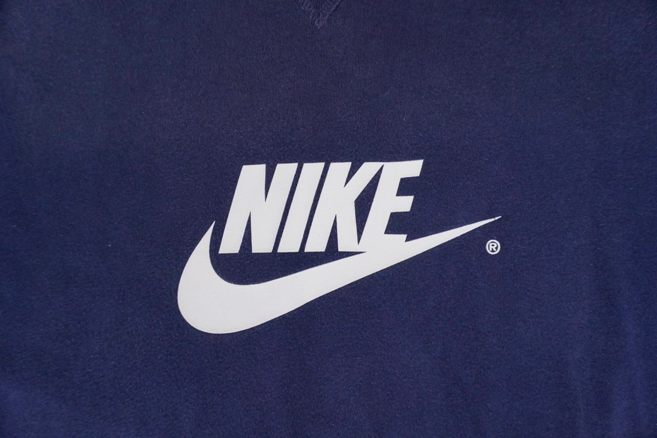 00s Navy blue Nike Spellout T-shirt