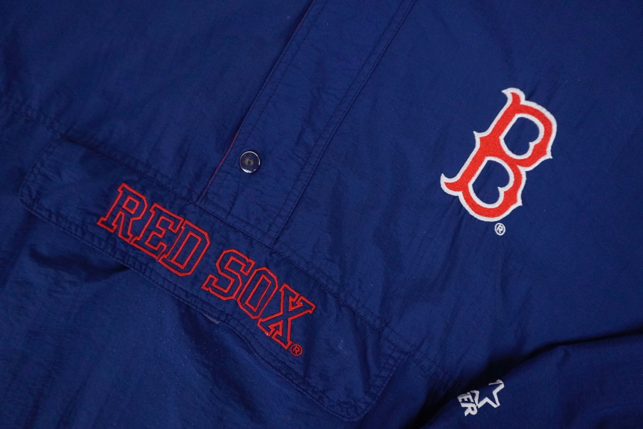 90s Starter Boston Red Sox Jacket Blue Red M/L