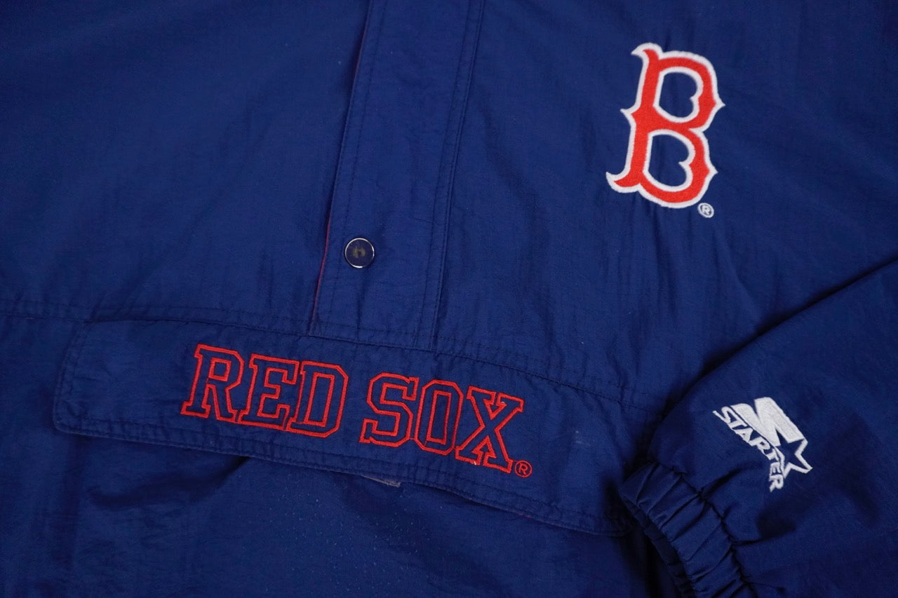 90s Starter Boston Red Sox Jacket Blue Red M/L