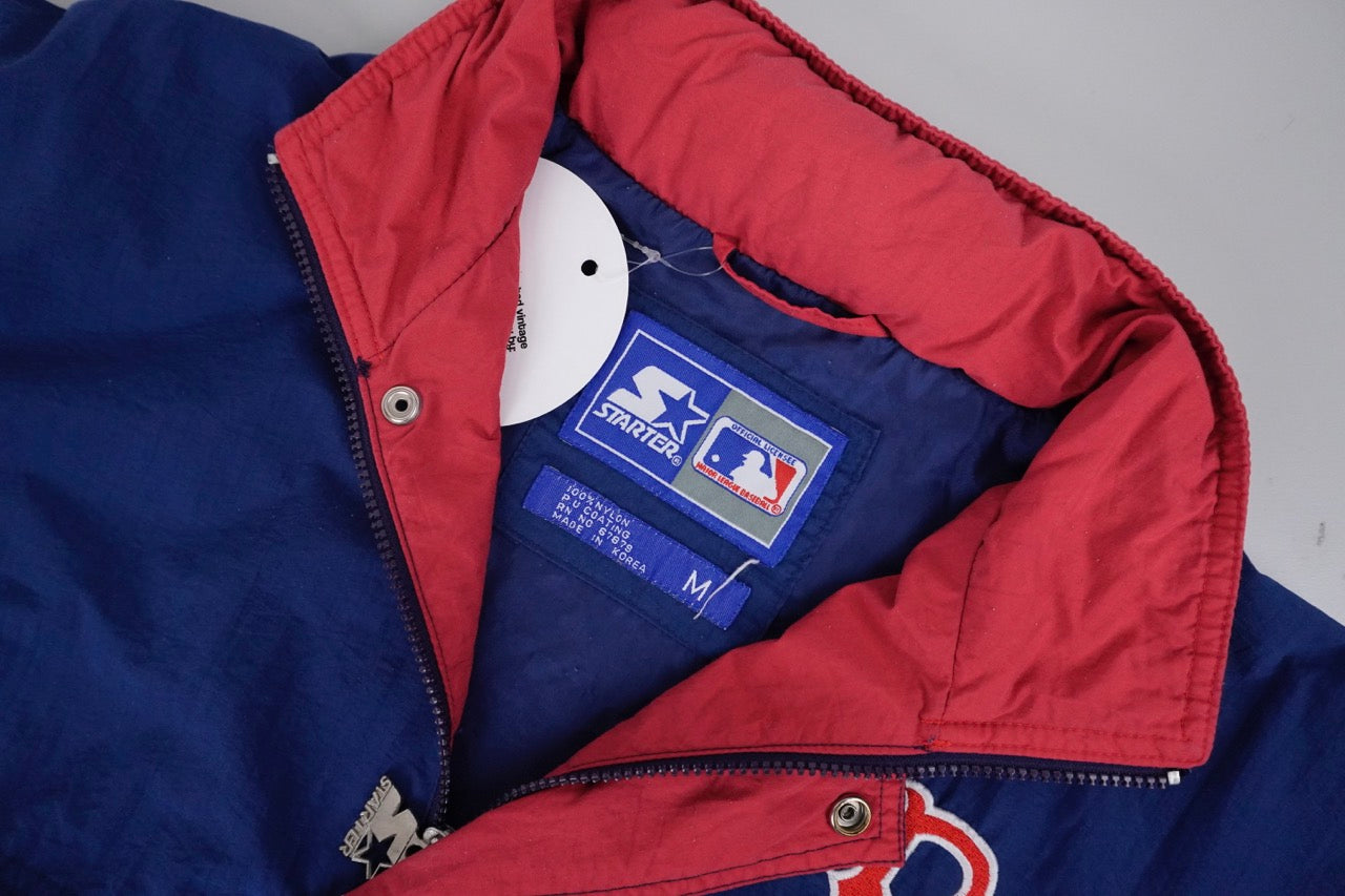 90s Starter Boston Red Sox Jacket Blue Red M/L