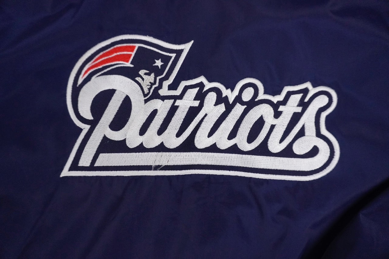 00s Reebok New England Patriots NFL Pullover Blue White M