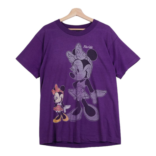 80s FOTL Minnie Mouse T-shirt Violet Multi L