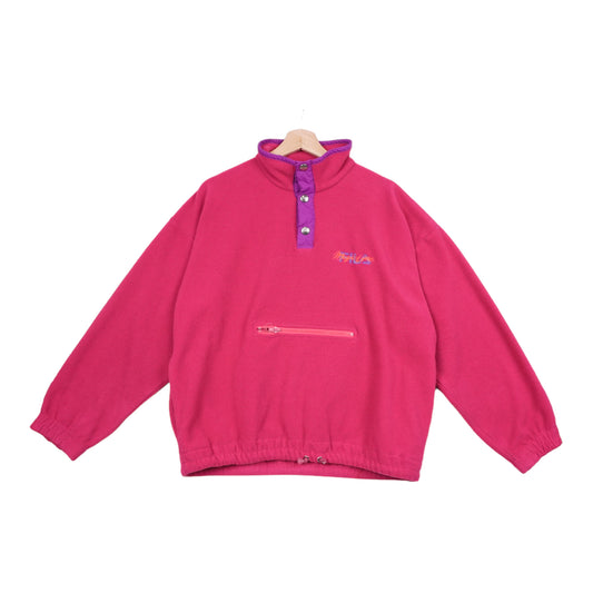 90s Fila magic line Fleece Pink Purple M/L