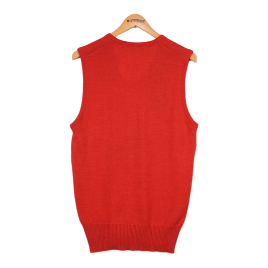 80s Fila Sweater Vest Red Red M/L