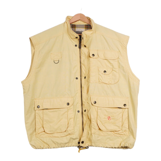 90s Fjällraven Vest Yellow L
