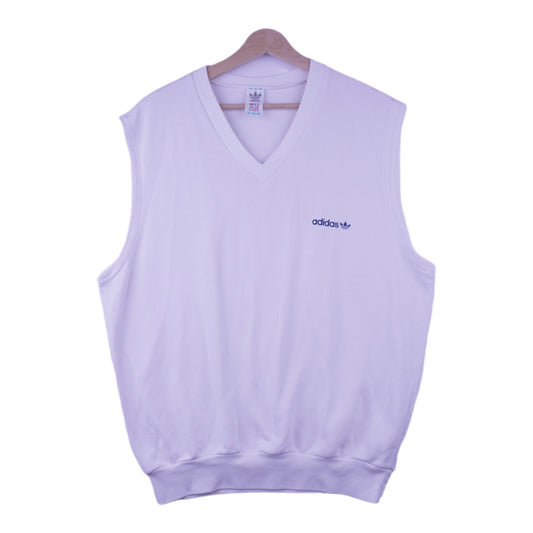90s Adidas Sweater Vest white M/L