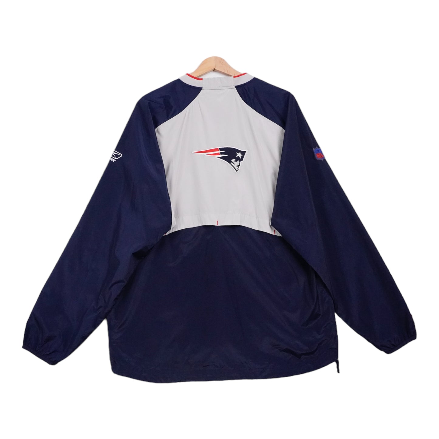 00s Reebok New England Patriots NFL Pullover Blue White M