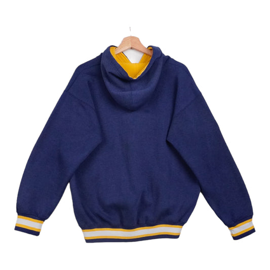 90s Starter Sweatshirt Blue Yellow M