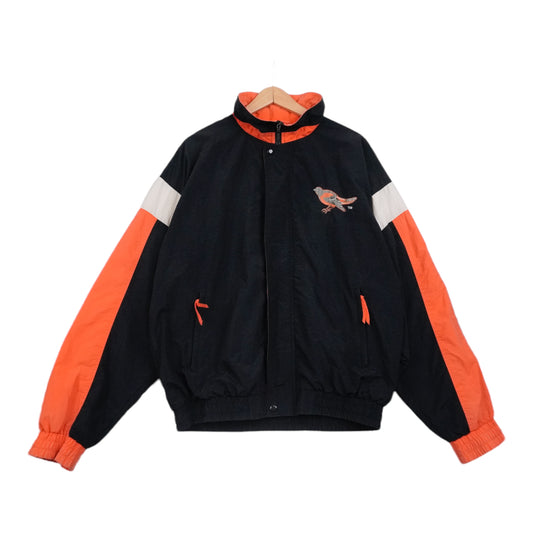 90s Starter Baltimore Orioles Jacket Black Orange L